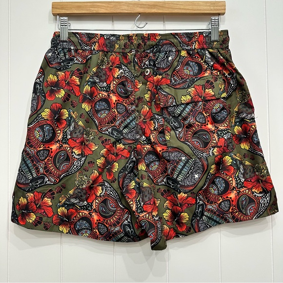 Jared Lang Printed Swim Trunks Shorts Men’s Size Medium - Picture 5 of 14